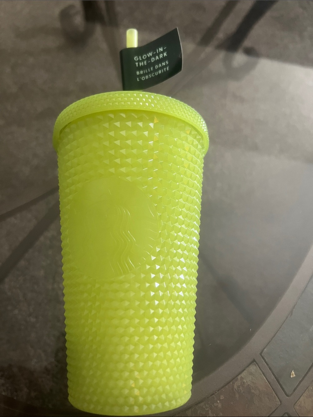 Starbucks Neon Yellow Tumbler with Textured Grip - Picture 3 of 3